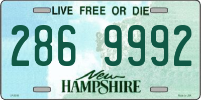 NH license plate 2869992