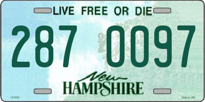 NH license plate 2870097