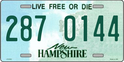 NH license plate 2870144