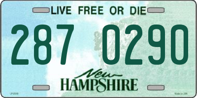 NH license plate 2870290
