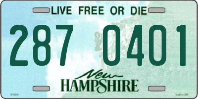 NH license plate 2870401