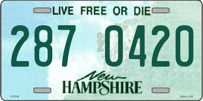 NH license plate 2870420