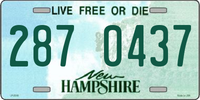 NH license plate 2870437