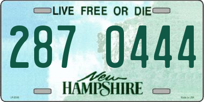 NH license plate 2870444