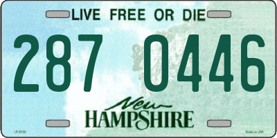 NH license plate 2870446