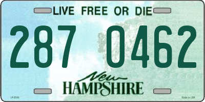 NH license plate 2870462