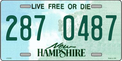 NH license plate 2870487
