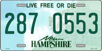 NH license plate 2870553