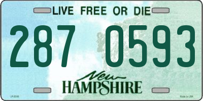 NH license plate 2870593