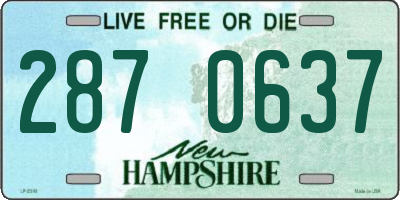NH license plate 2870637