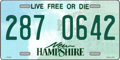 NH license plate 2870642