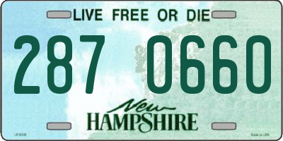 NH license plate 2870660