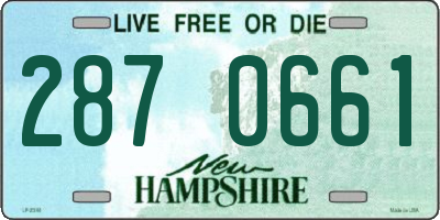 NH license plate 2870661
