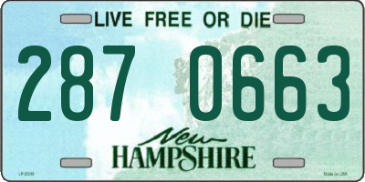 NH license plate 2870663