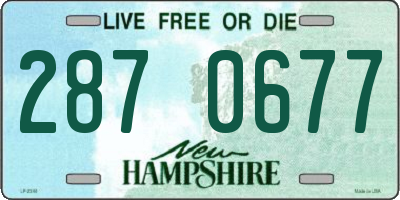 NH license plate 2870677