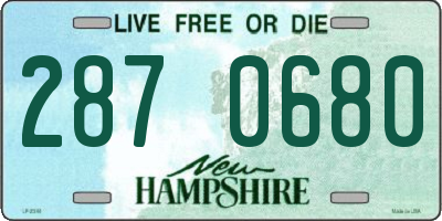 NH license plate 2870680