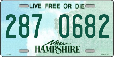 NH license plate 2870682