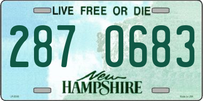 NH license plate 2870683