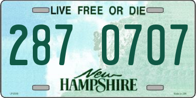 NH license plate 2870707