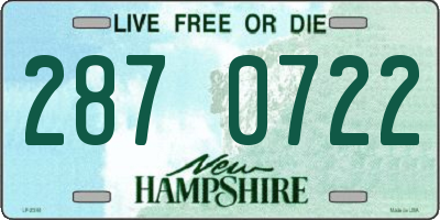NH license plate 2870722