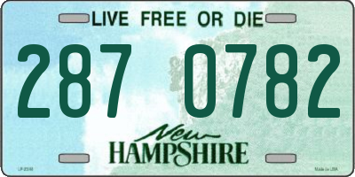 NH license plate 2870782