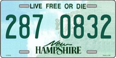 NH license plate 2870832