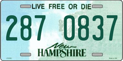 NH license plate 2870837