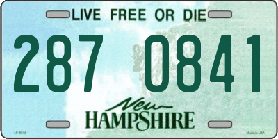 NH license plate 2870841