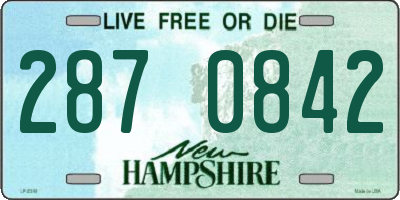 NH license plate 2870842