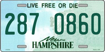 NH license plate 2870860