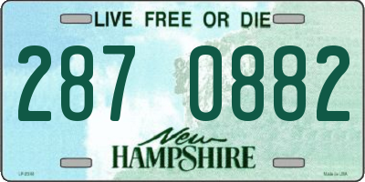NH license plate 2870882