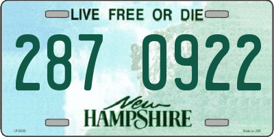 NH license plate 2870922