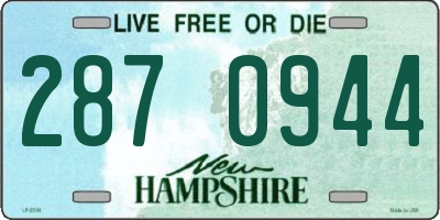 NH license plate 2870944