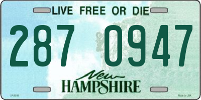 NH license plate 2870947