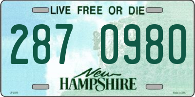 NH license plate 2870980