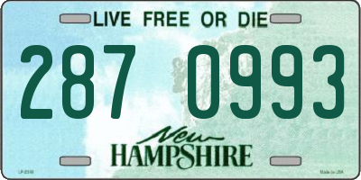 NH license plate 2870993