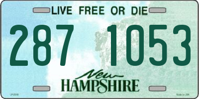 NH license plate 2871053