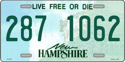 NH license plate 2871062