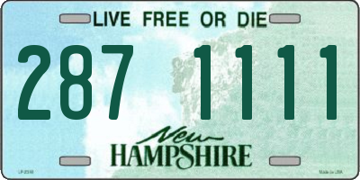 NH license plate 2871111