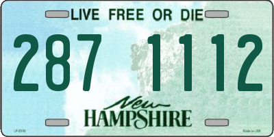 NH license plate 2871112