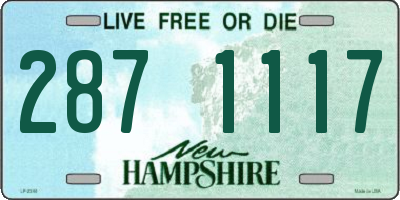 NH license plate 2871117