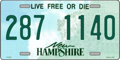 NH license plate 2871140