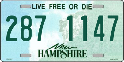NH license plate 2871147