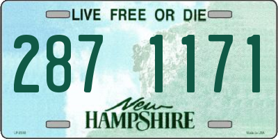 NH license plate 2871171