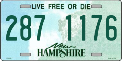 NH license plate 2871176