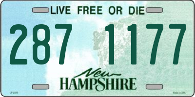 NH license plate 2871177