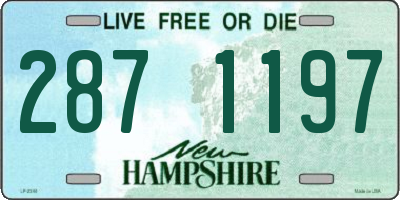 NH license plate 2871197