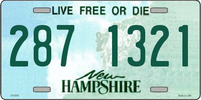NH license plate 2871321