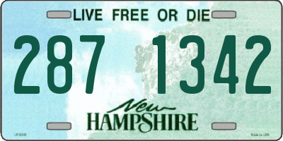 NH license plate 2871342