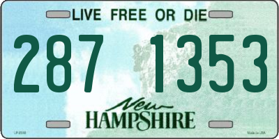 NH license plate 2871353